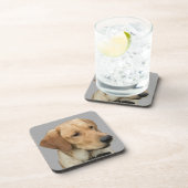 Dessous-de-verre Labrador retriever jaune (Côté Droit)