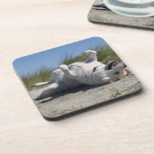 Dessous-de-verre Labrador retriever jaune (Côté gauche)