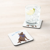 Dessous-de-verre Labrador Retriever marron chocolat (Côté Droit)