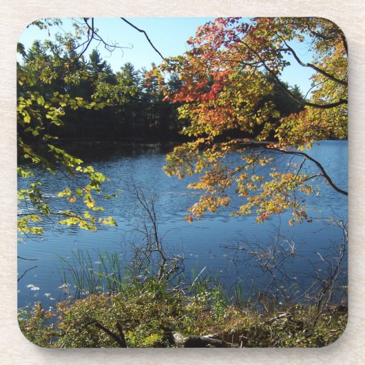 Dessous-de-verre Lac d'automne (Devant)