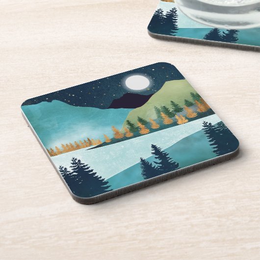 Dessous-de-verre Lac Moonrise (Côté gauche)