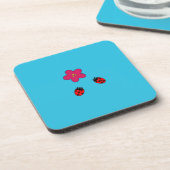 Dessous de verre Ladybugs (en plastique dur) (Côté gauche)