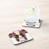 Dessous-de-verre L'Afrique c'est là que j'ai trouvé l'amour (Côté Droit)