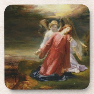 Dessous-de-verre L'agonie dans le jardin, 1858 (huile sur le