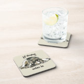 Dessous-de-verre Laisser Dormir Les Loups Mentionner La Citation Du (Côté Droit)