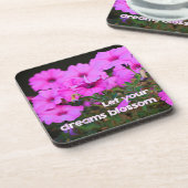 Dessous-de-verre Laissez vos rêves s'épanouir (Côté gauche)