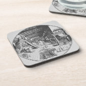 Dessous-de-verre L'alchimiste dans son laboratoire, de 'Amphitheatr (Côté gauche)