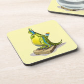 Dessous-de-verre Lambeosaurus Se Possédant Sur Une Échelle De Poids (Côté gauche)