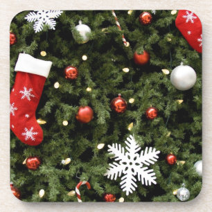 Dessous-de-verre L'Amérique du Nord. Décorations de Noël sur