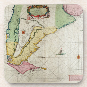 Dessous-de-verre L'Amérique, plaquent 17 de 'Le Nouveau et d'Illum