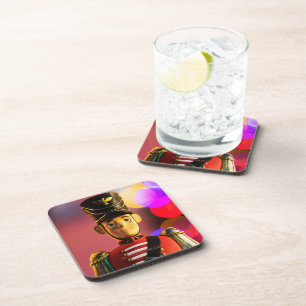 Dessous-de-verre L'ami soldat de jouet classique de Noël de Slipper