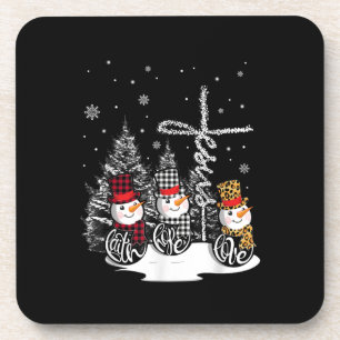 Dessous-de-verre L'Amour de Jésus  Jesus Faith Hope Love Snowman