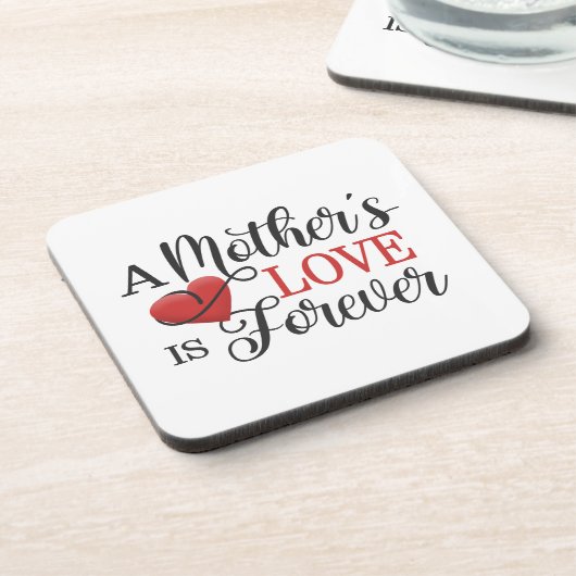 Dessous-de-verre L'amour d'une mère est toujours une citation | DES (Côté gauche)