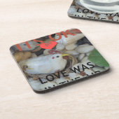 Dessous-de-verre L'amour était dans l'air (Côté gauche)