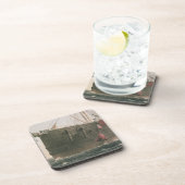 Dessous-de-verre Lançant la balise, le 8 août 1865, repérage (Côté Droit)