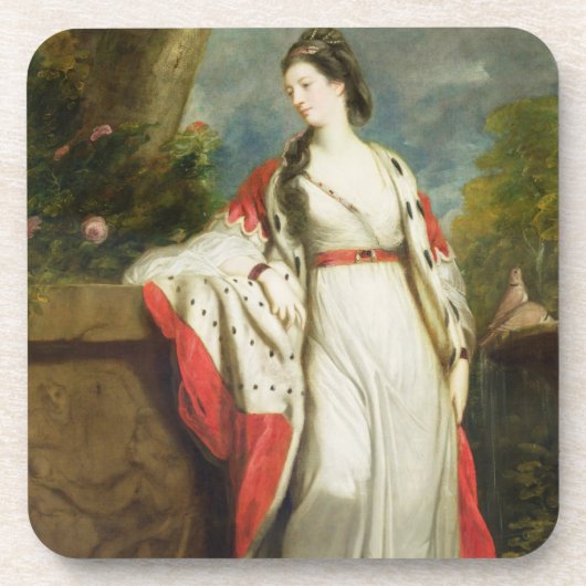 Dessous-de-verre Lancer d'Elizabeth, duchesse de Hamilton et (Devant)
