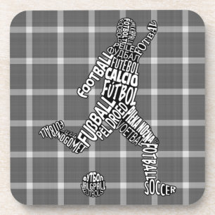 Dessous de verre Langues du football de football