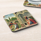 Dessous-de-verre L'annonce (huile sur le panneau) 2 (Côté gauche)