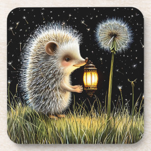 Dessous-de-verre 🌼 Lanterne de jardin nocturne Hérisson