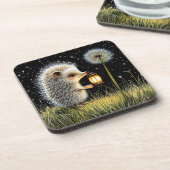 Dessous-de-verre Lanterne de retenue de hérisson à côté de Dandelio (Côté gauche)