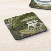 Dessous-de-verre lanterne en pierre et chutes célestes (Côté gauche)