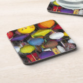 Dessous-de-verre lanternes vietnamiennes colorées (Côté gauche)