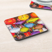 Dessous-de-verre lanternes vietnamiennes colorées (Côté gauche)