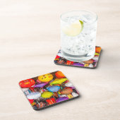 Dessous-de-verre lanternes vietnamiennes colorées (Côté Droit)