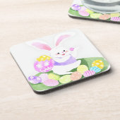 Dessous-de-verre lapin avec oeufs de pâques (Côté gauche)