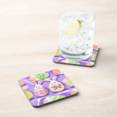 Dessous-de-verre lapin avec oeufs de pâques (Côté Droit)