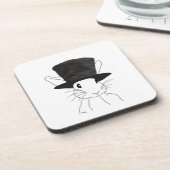 Dessous-de-verre Lapin Blanc (Côté gauche)