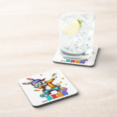 Dessous-de-verre Lapin de Pâques drôle de Bruh Dab (Côté Droit)