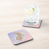 Dessous-de-verre Lapin et panier de Pâques (Côté Droit)