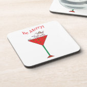 Dessous-de-verre Lapin Pompette-tini's (Côté gauche)