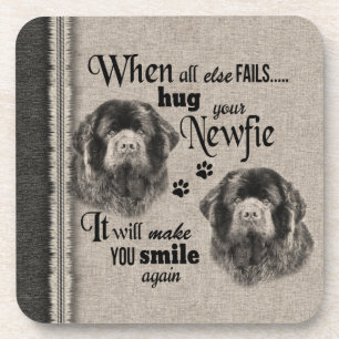 Dessous-de-verre L'art de Terre-Neuve quand tout échoue à citer