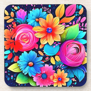 Dessous-de-verre L'art floral animé