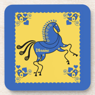 Dessous-de-verre L'art populaire traditionnel ukrainien