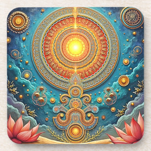 Dessous-de-verre L'art spirituel Mandala