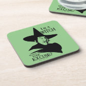 Dessous-de-verre L'Assistant D'Oz™ | Je suis une sorcière (Côté gauche)