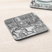 Dessous-de-verre L'atelier des orfèvres d'Atahualpa à Quito, f (Côté gauche)