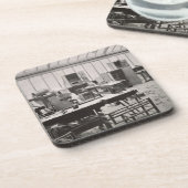 Dessous-de-verre L'atelier du charpentier, des ateliers du Th (Côté gauche)