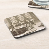 Dessous-de-verre L'atelier d'un tailleur, 'du Sc de DES (Côté gauche)