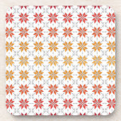 Dessous-de-verre Latvian Morning SUN motif géométrique IV (Devant)