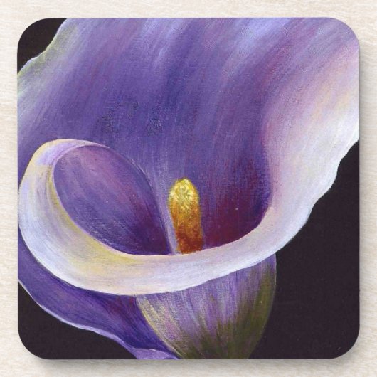 Dessous-de-verre Lavande Calla Lily (Devant)