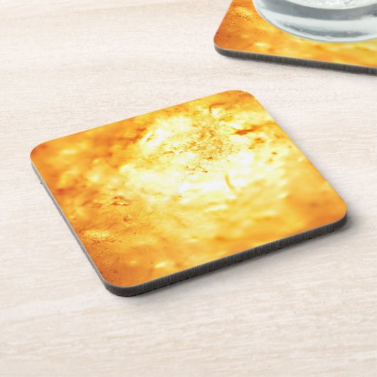 Dessous-de-verre Lave chaude blanche (Côté gauche)