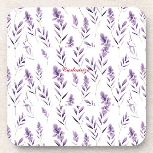 Dessous-de-verre Lavender Flower Buves Thunder_Cove (Devant)