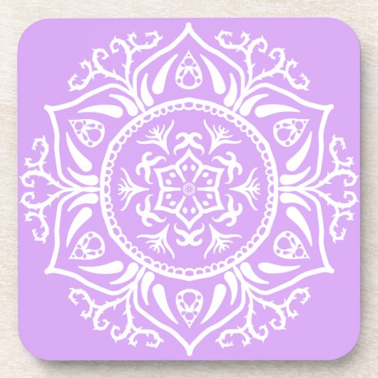 Dessous-de-verre Lavender Mandala (Devant)