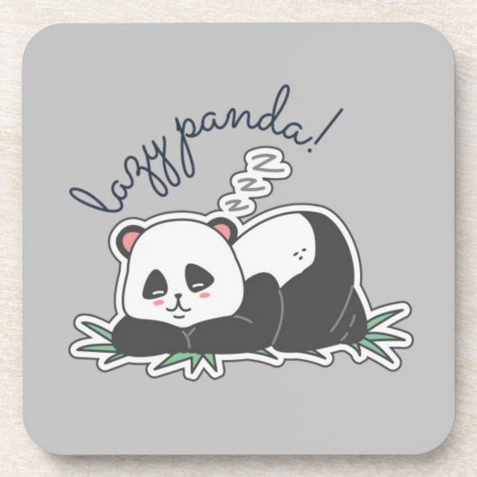 Dessous-de-verre Lazy Panda (Devant)