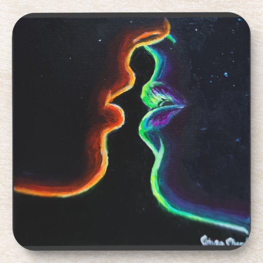 Dessous-de-verre Le baiser (Devant)