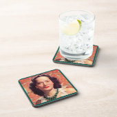 Dessous-de-verre le beau Merle Oberon (Côté Droit)